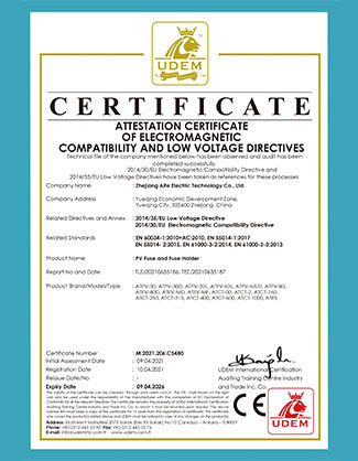 CE CERTIFICATE