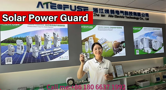 ATPV-80 1500VDC 22x58mm Photovoltaic Fuse Link Video