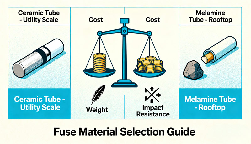 Fuse Link Materials: Ceramic vs. Melamine
