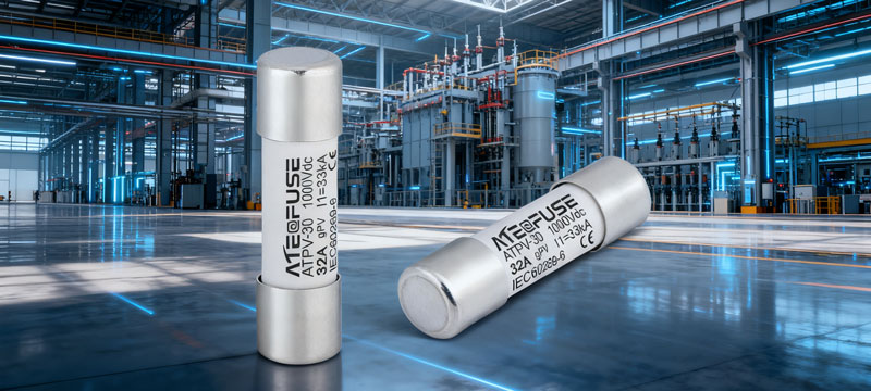 Aitefuse 1000V DC fuse installed in an industrial setting for reliable protection