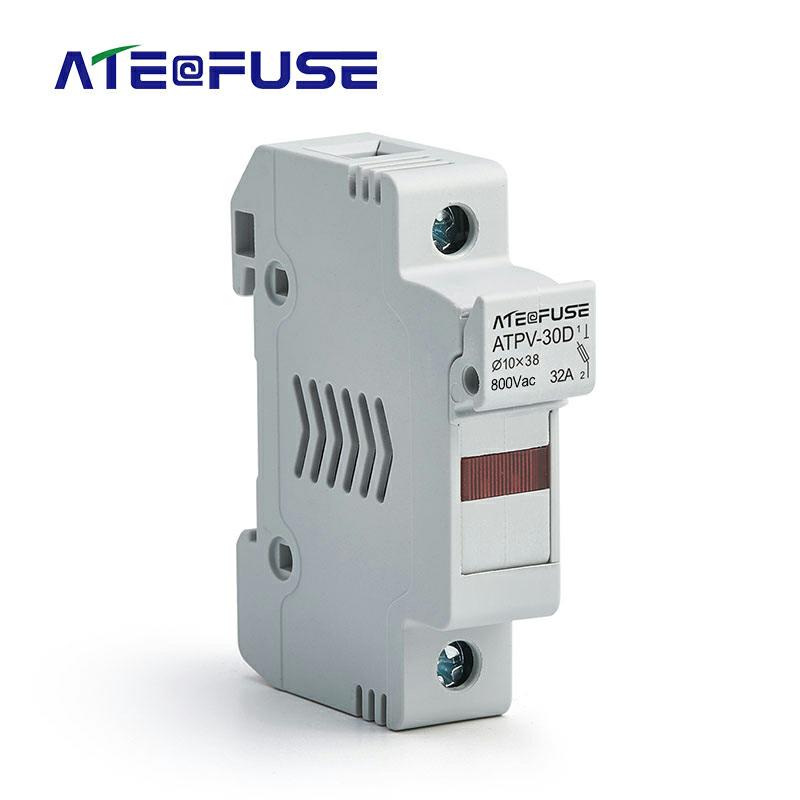 ATPV-30D 800VAC 10x38mm PV Fuse Holder With Indicator