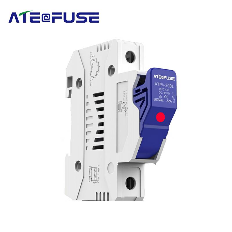 NEW ATPV-30DL 800VAC 10x38mm PV Fuse Holder With Indicator